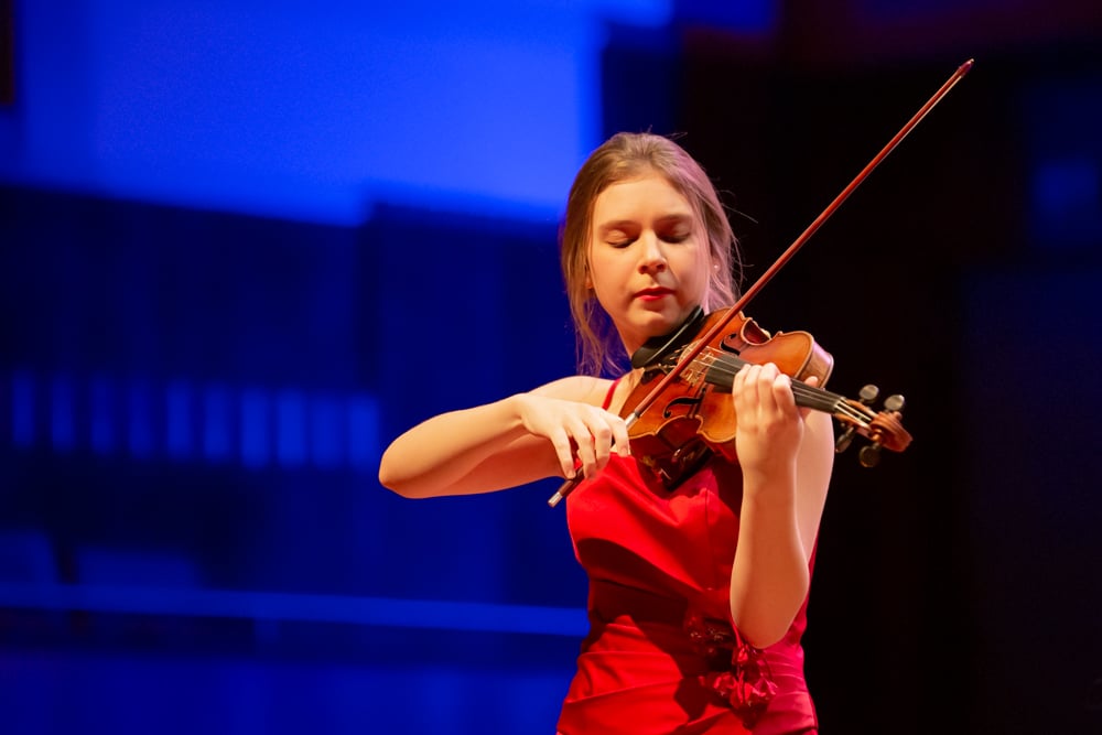 Sarah Bayens - violin, YBT finals 2018